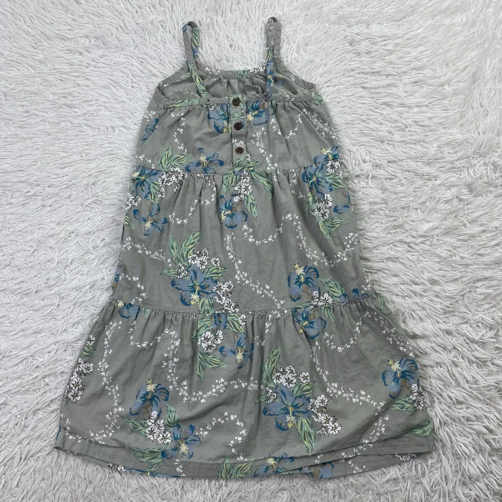 Patagonia Dress Girls Large Gray‎ Aloha Spirit Pataloha 100% Organic Cotton L